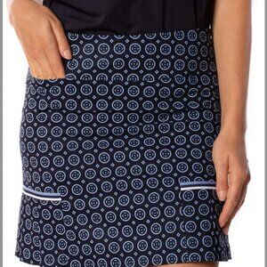 Golftini Performance Side Pleat Skort 18" | Full Circle Size 10